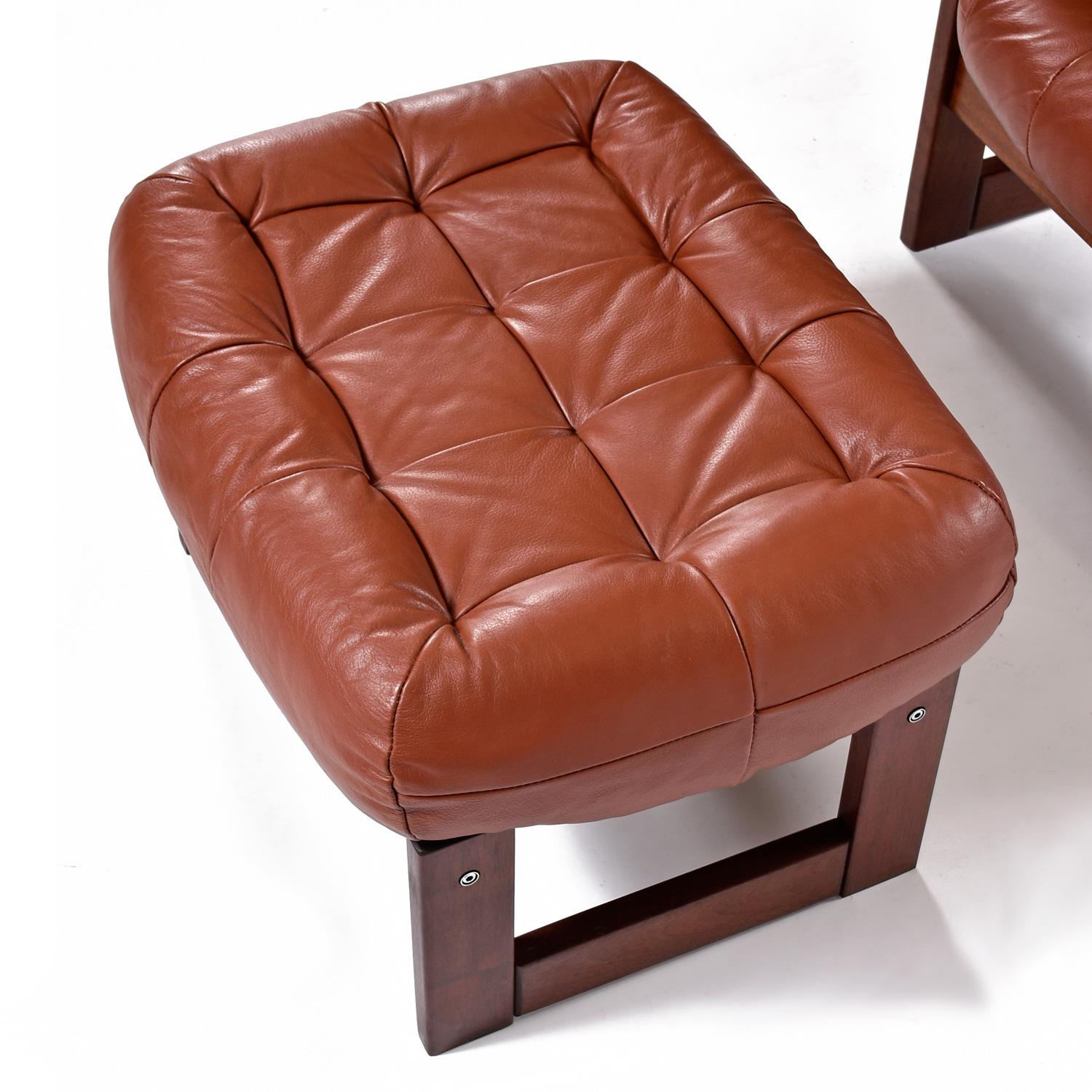 Fin du 20e siècle Fauteuil Earth Chair et pouf Mp-163 de Percival Lafer en vente