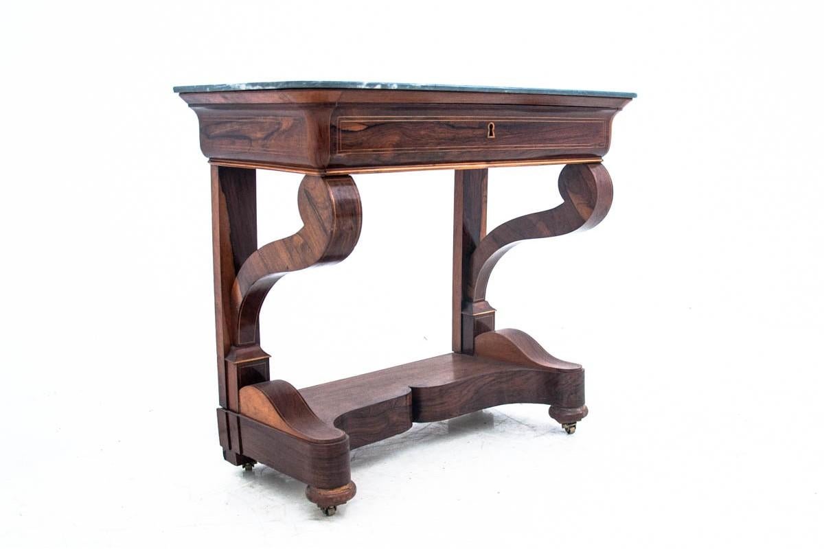 Rosewood Console, France, circa 1880 4