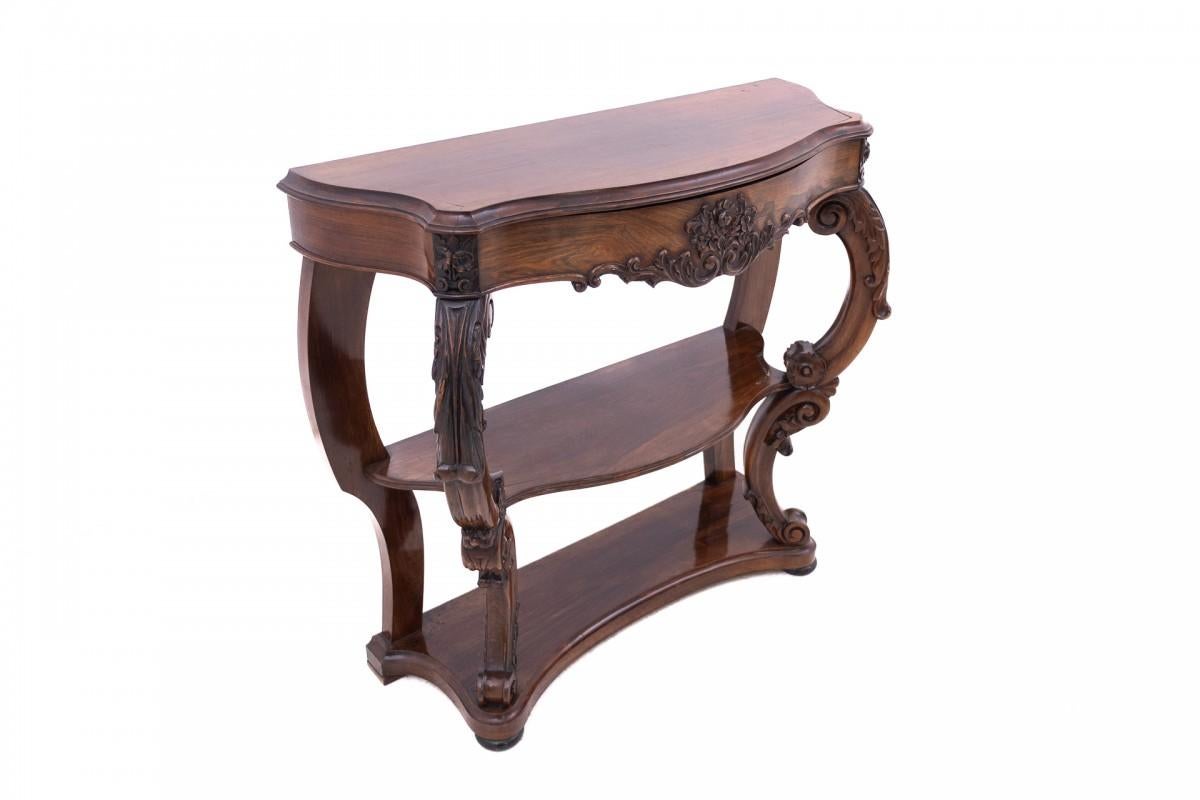 Louis Philippe Rosewood console, France, circa 1890. For Sale