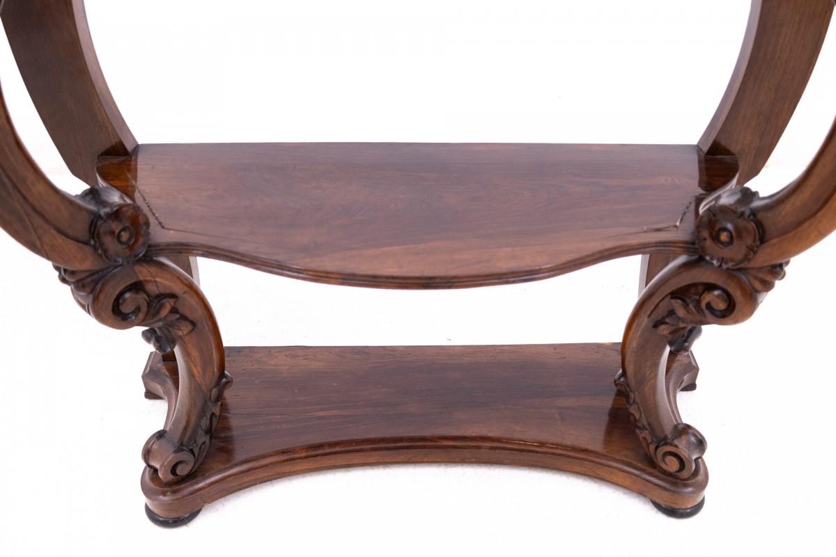 Rosewood console, France, circa 1890. For Sale 2