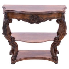 Rosewood console, France, circa 1890.