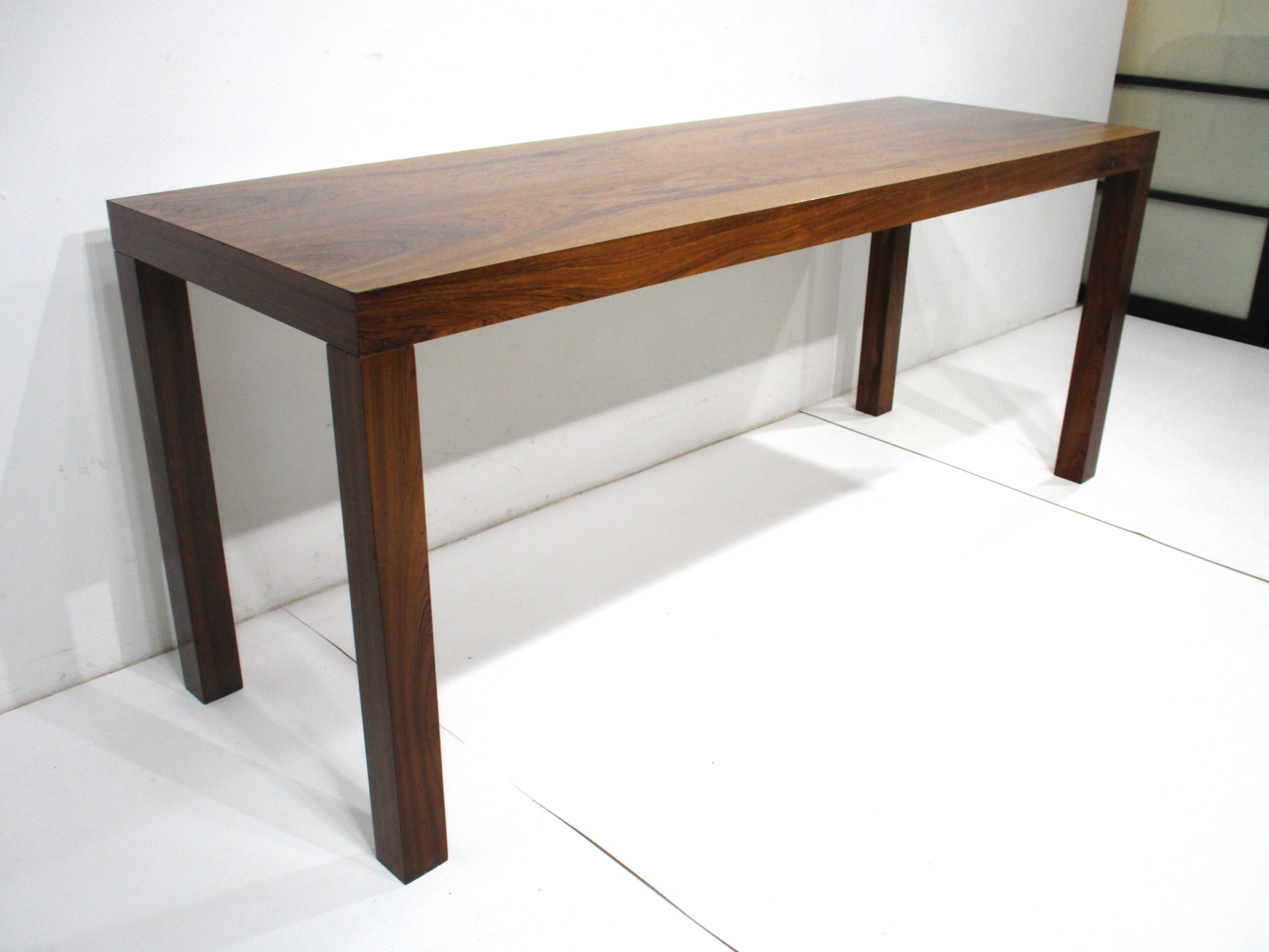 Danish Rosewood Console Table by Hom Ringsted for Centrum Mobler Denmark   For Sale