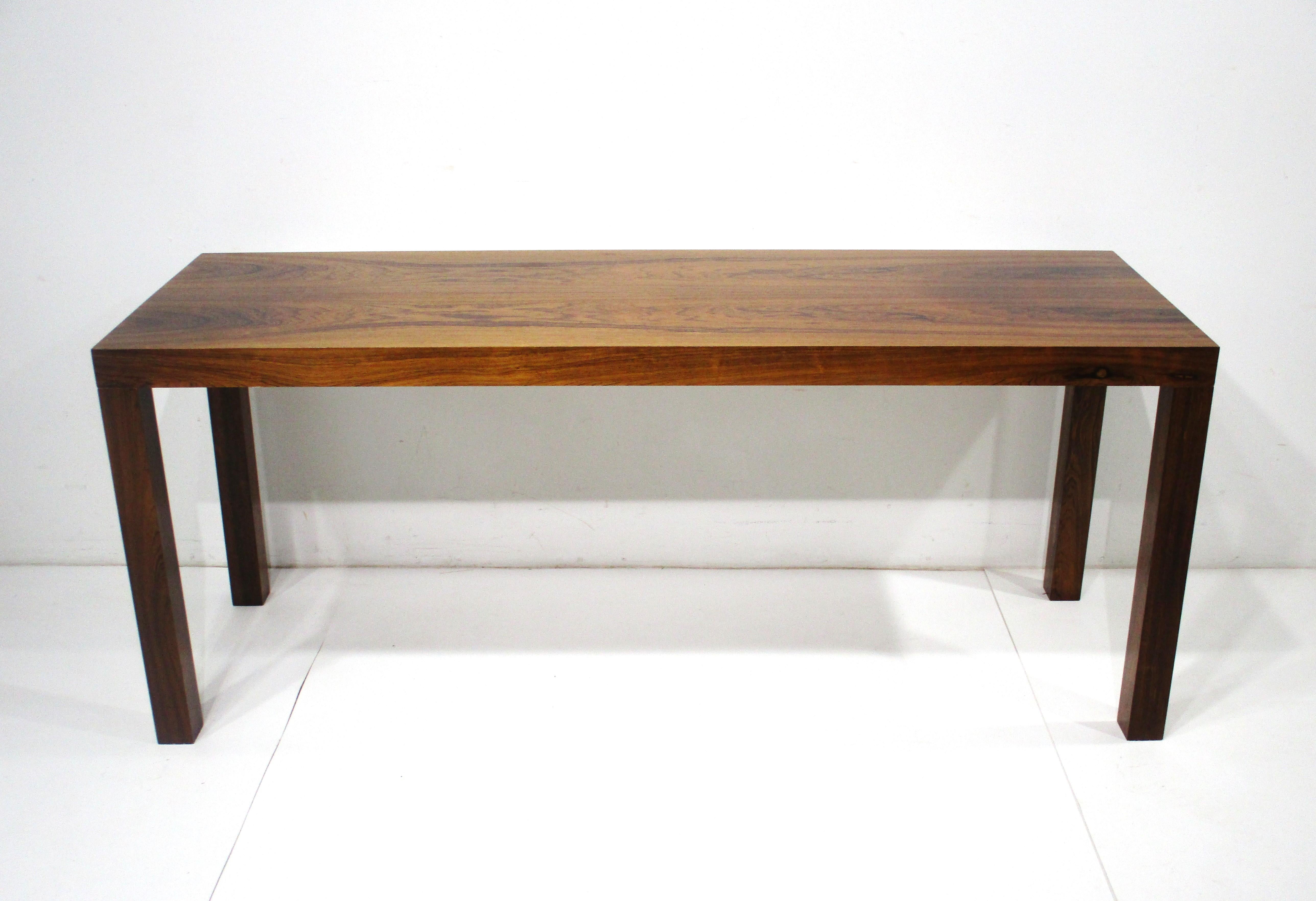 Rosewood Console Table by Hom Ringsted for Centrum Mobler Denmark   For Sale 3