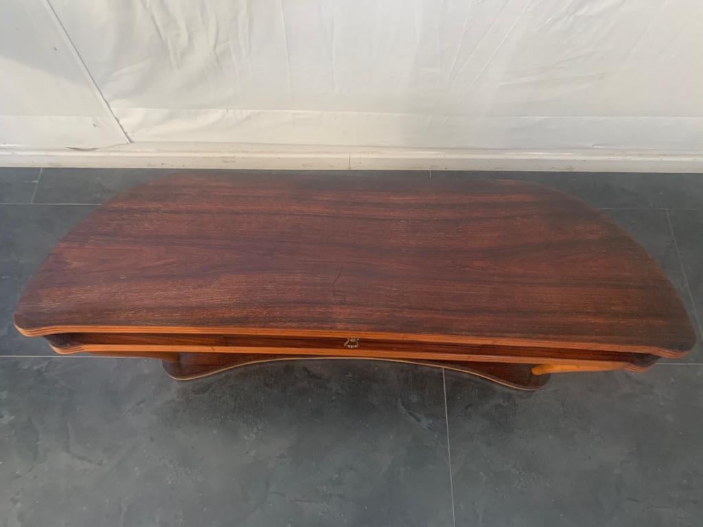 Art Deco Rosewood Console Table by Paolo Buffa, 1940s For Sale