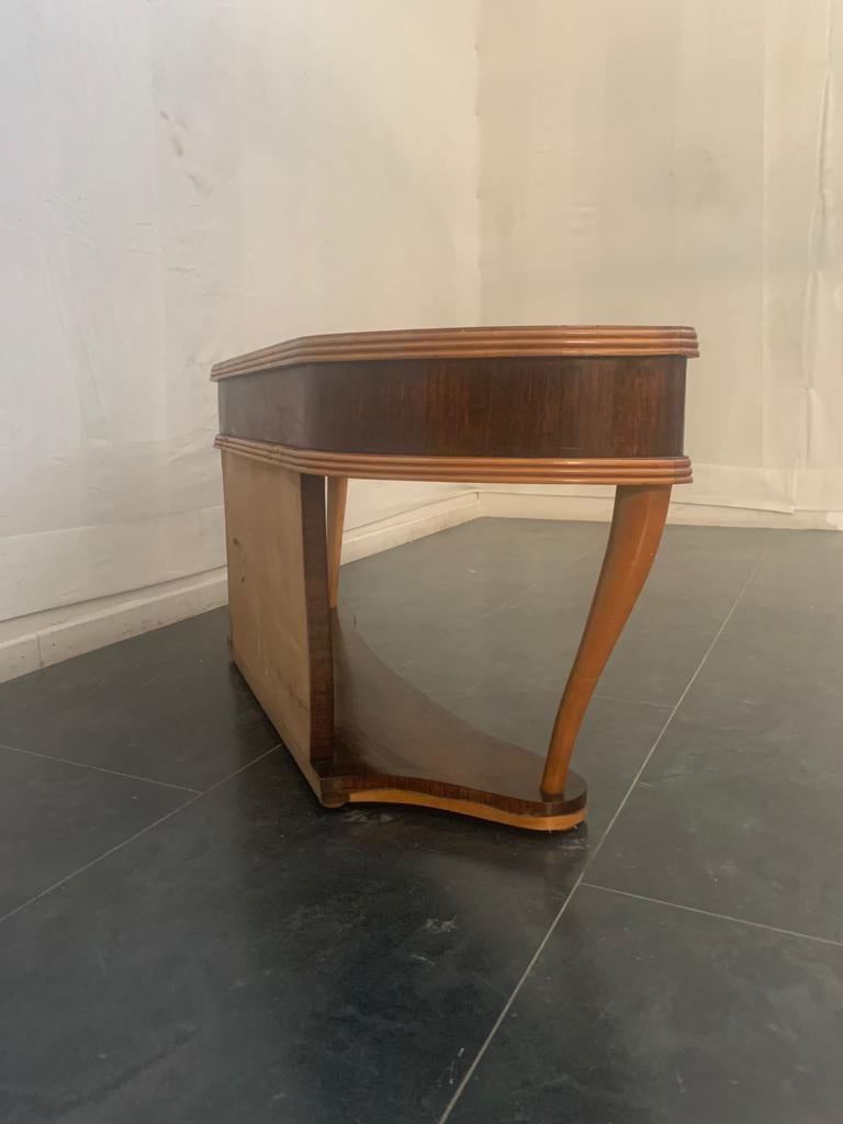 Mid-20th Century Rosewood Console Table by Paolo Buffa, 1940s For Sale