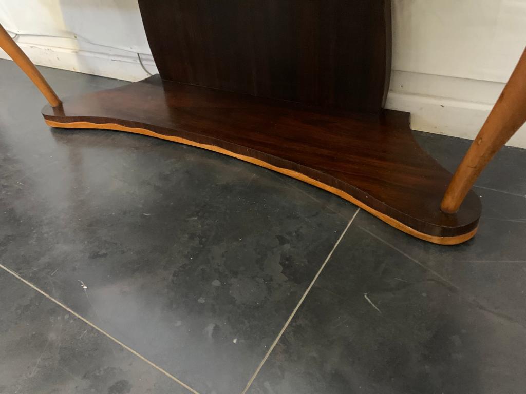 Maple Rosewood Console Table by Paolo Buffa, 1940s For Sale