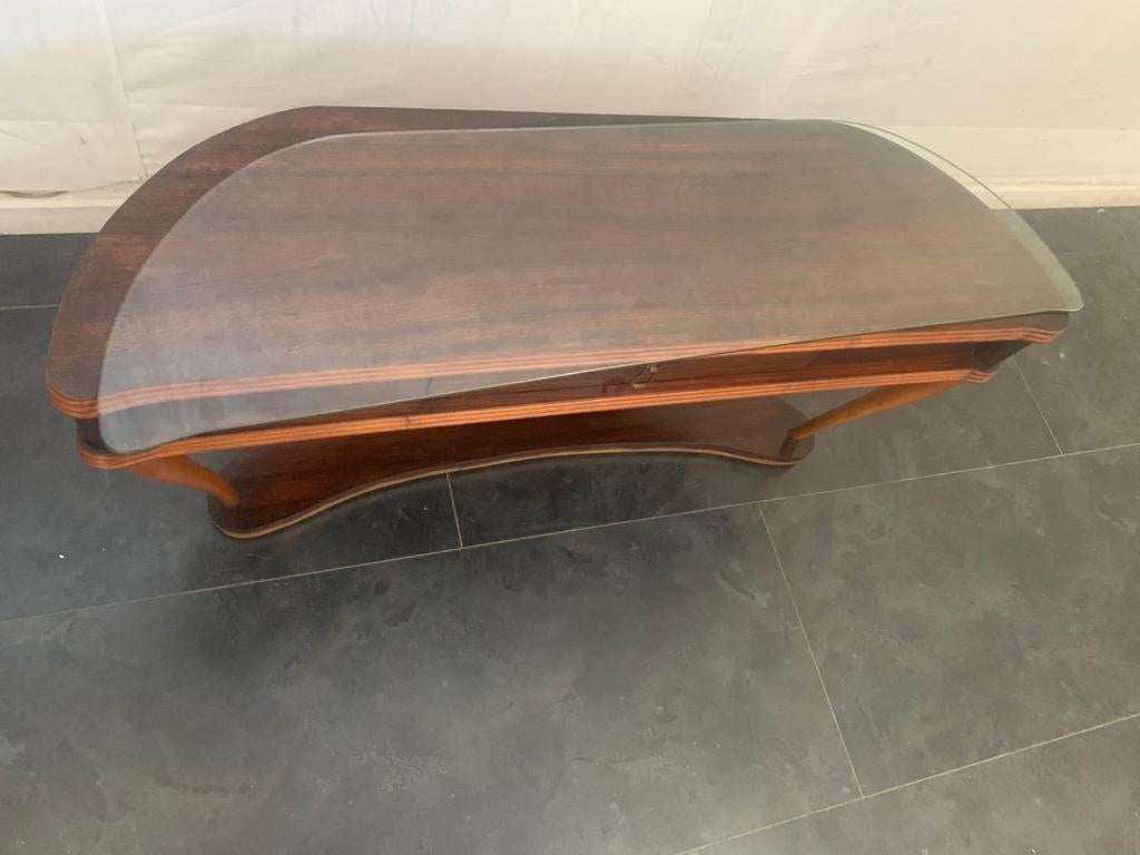Rosewood Console Table by Paolo Buffa, 1940s For Sale 2