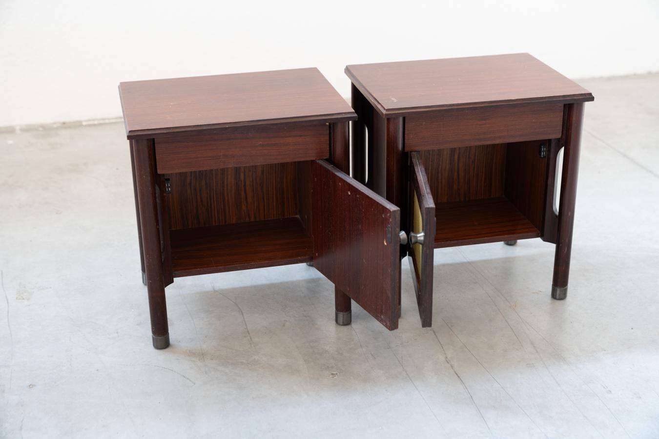 Late 19th Century Rosewood Console Tables, 1970s, Set of 2