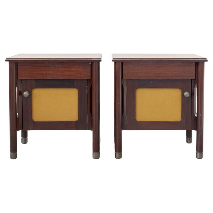 Rosewood Console Tables, 1970s, Set of 2