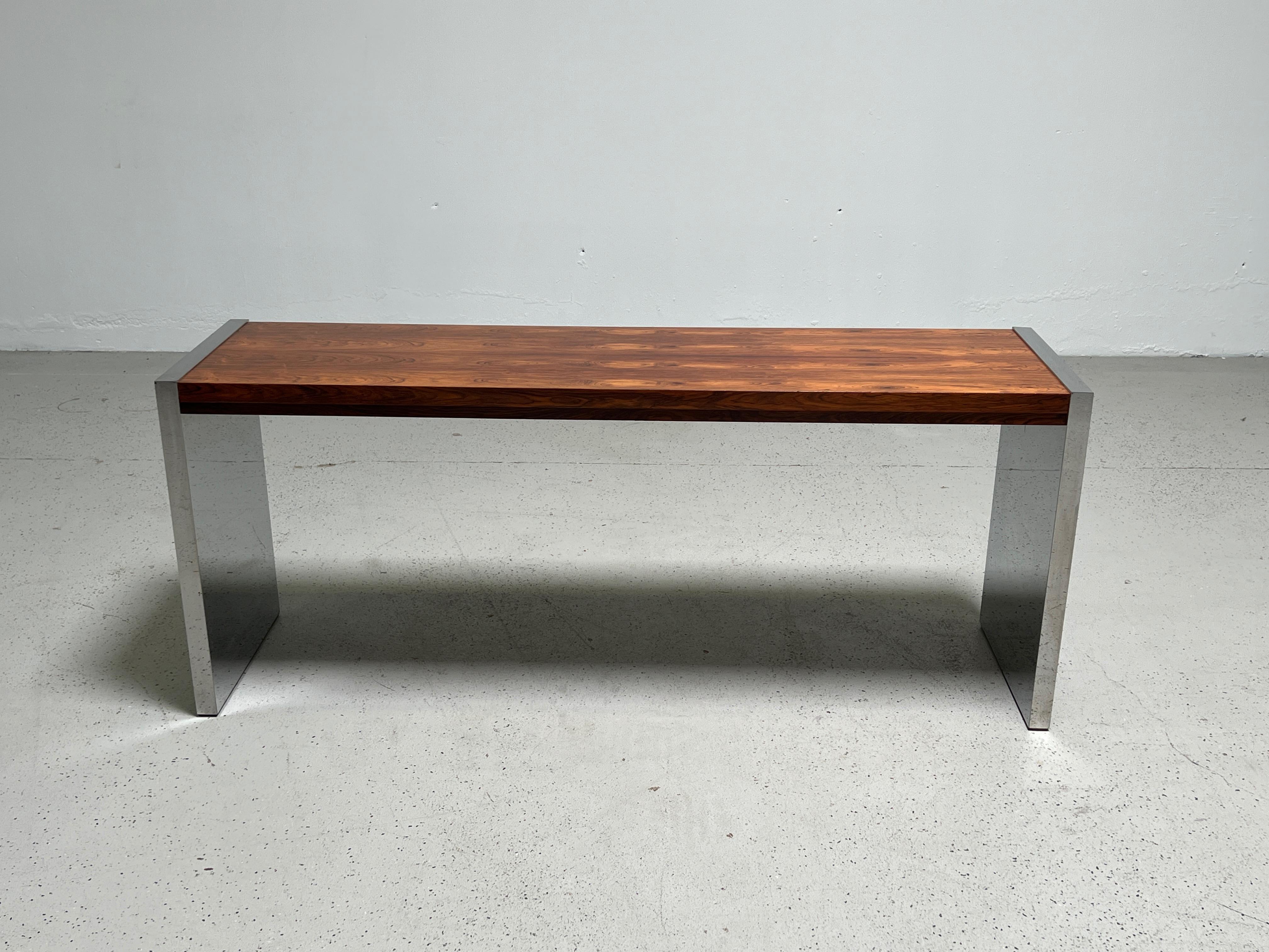 Rosewood Console Tables by Dunbar 8
