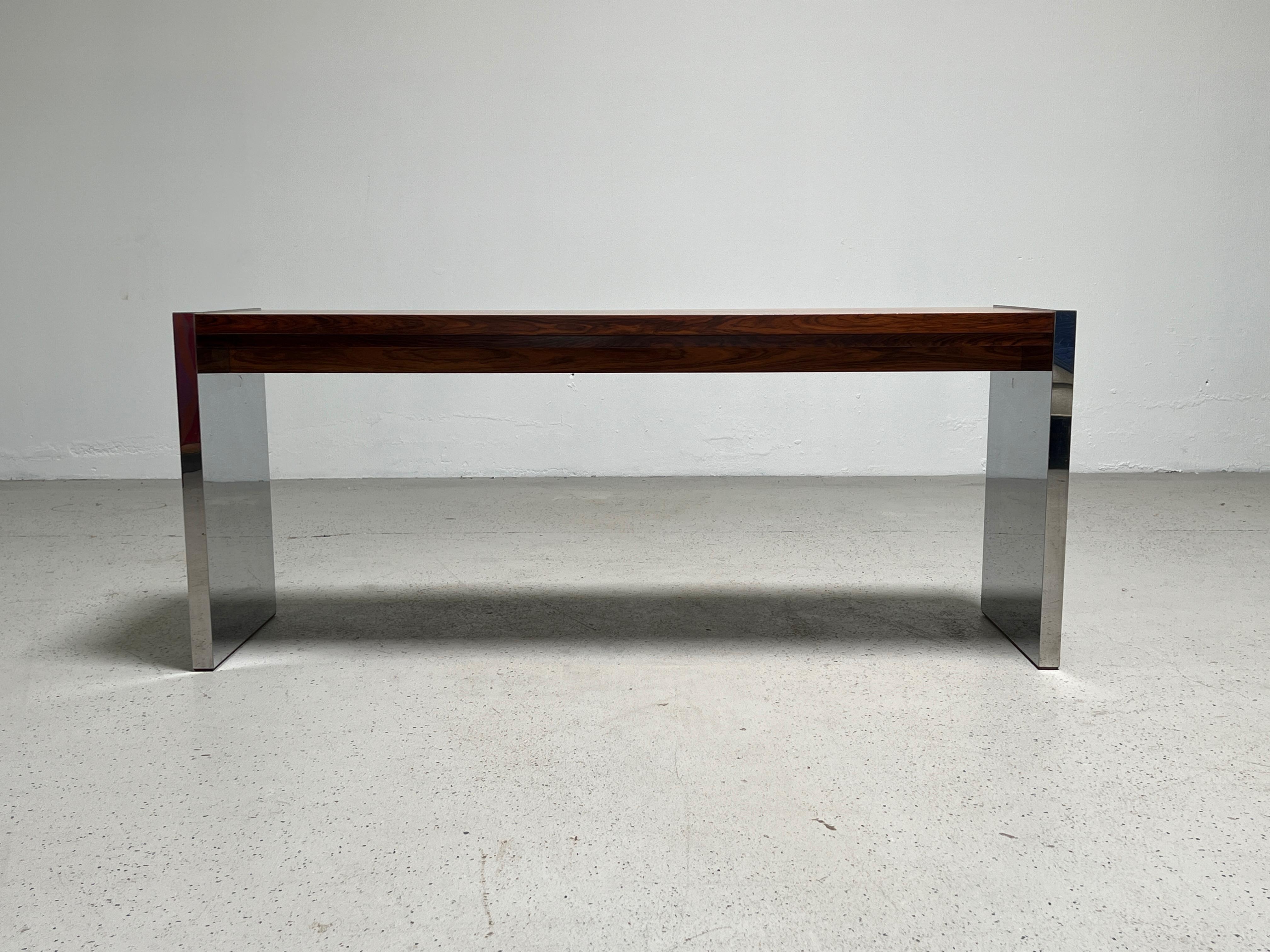 Rosewood Console Tables by Dunbar 9