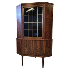 Rosewood Corner Cabinet