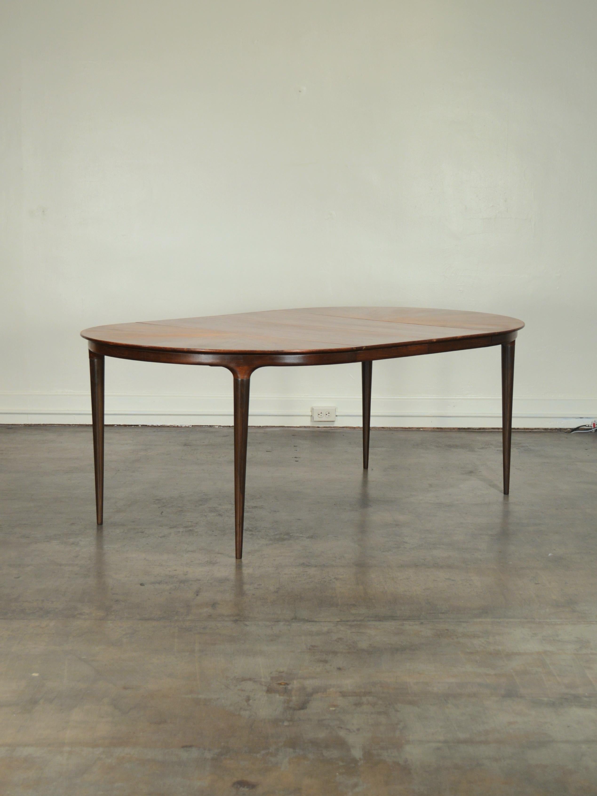 Rosewood Cortina Extending Dining Table by Svante Skogh for Seffle Mobelfabrik 4