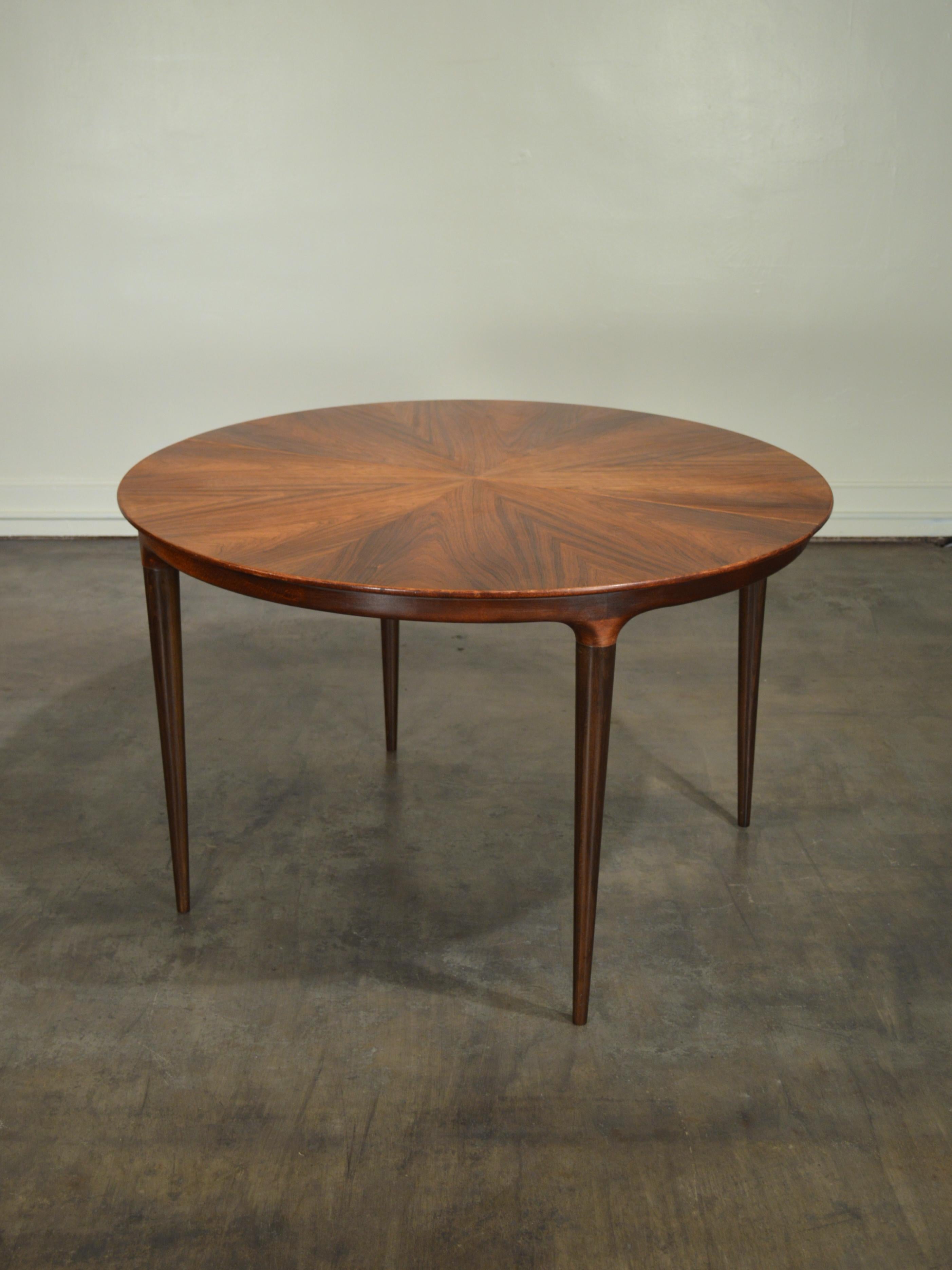 Rosewood Cortina Extending Dining Table by Svante Skogh for Seffle Mobelfabrik 10