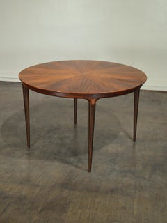 Rosewood Cortina Extending Dining Table by Svante Skogh for Seffle Mobelfabrik