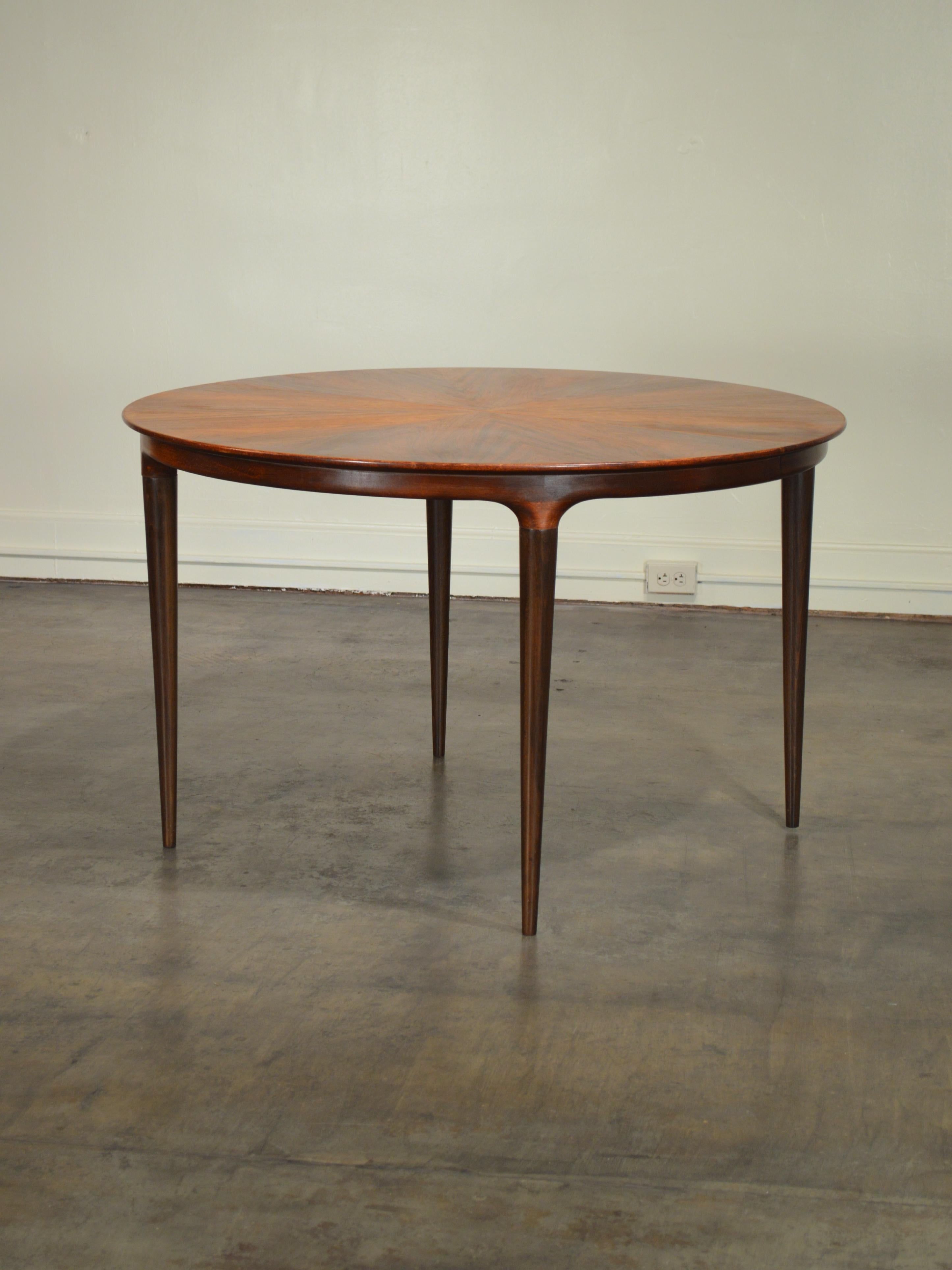 Mid-20th Century Rosewood Cortina Extending Dining Table by Svante Skogh for Seffle Mobelfabrik