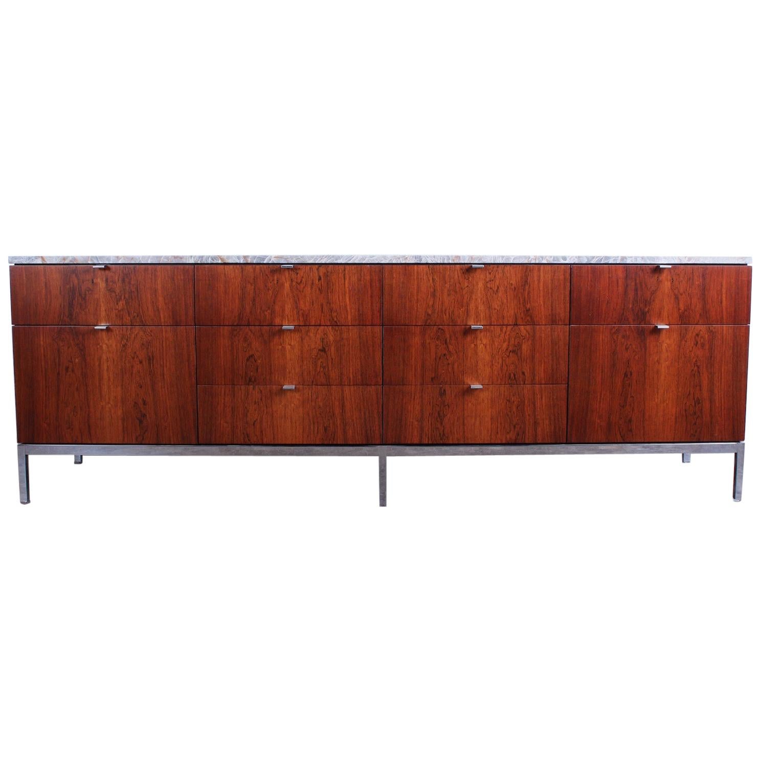 Rosewood Credenza by Florence Knoll