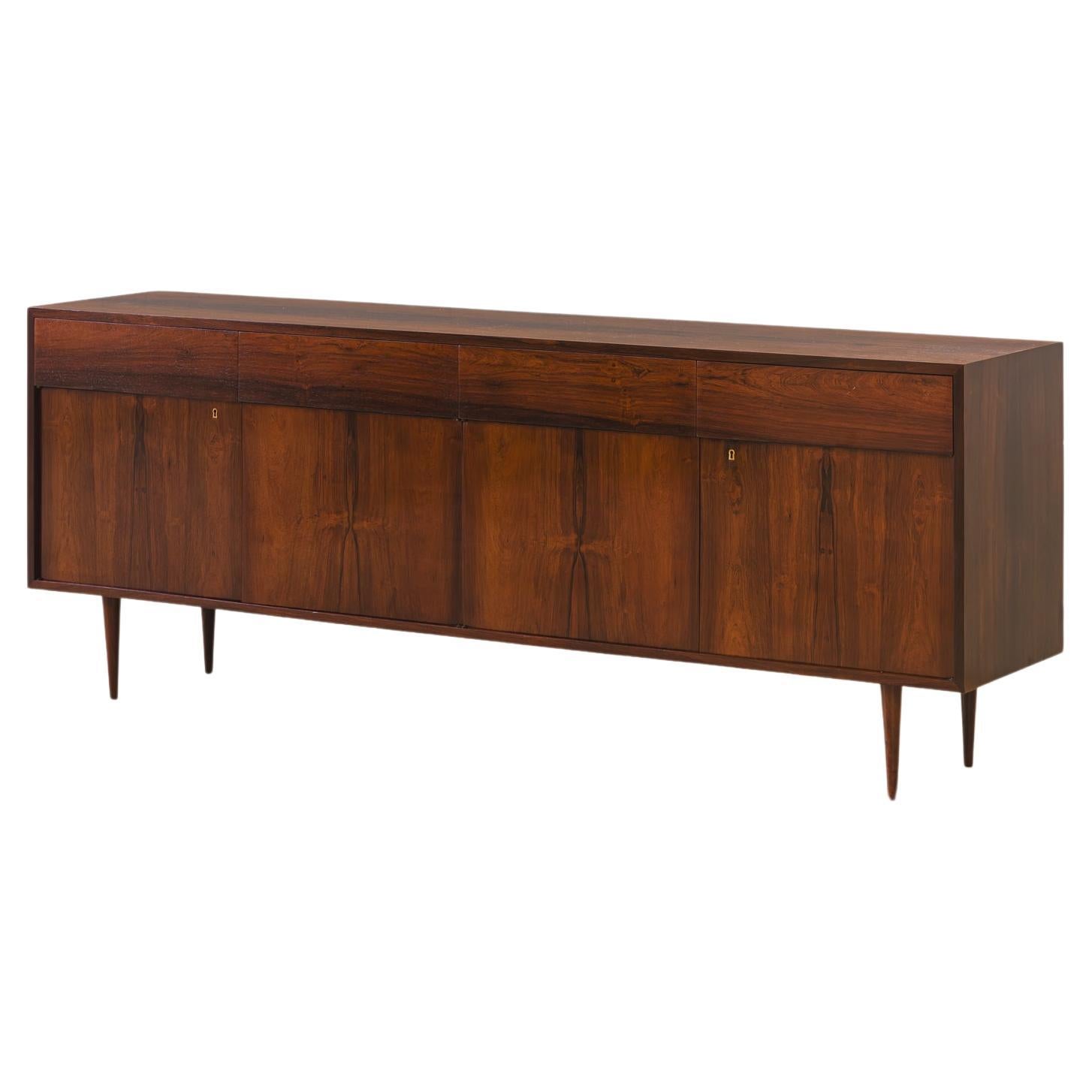 Rosewood Credenza by Geraldo de Barros, Unilabor, Brazilian Midcentury, 1960s