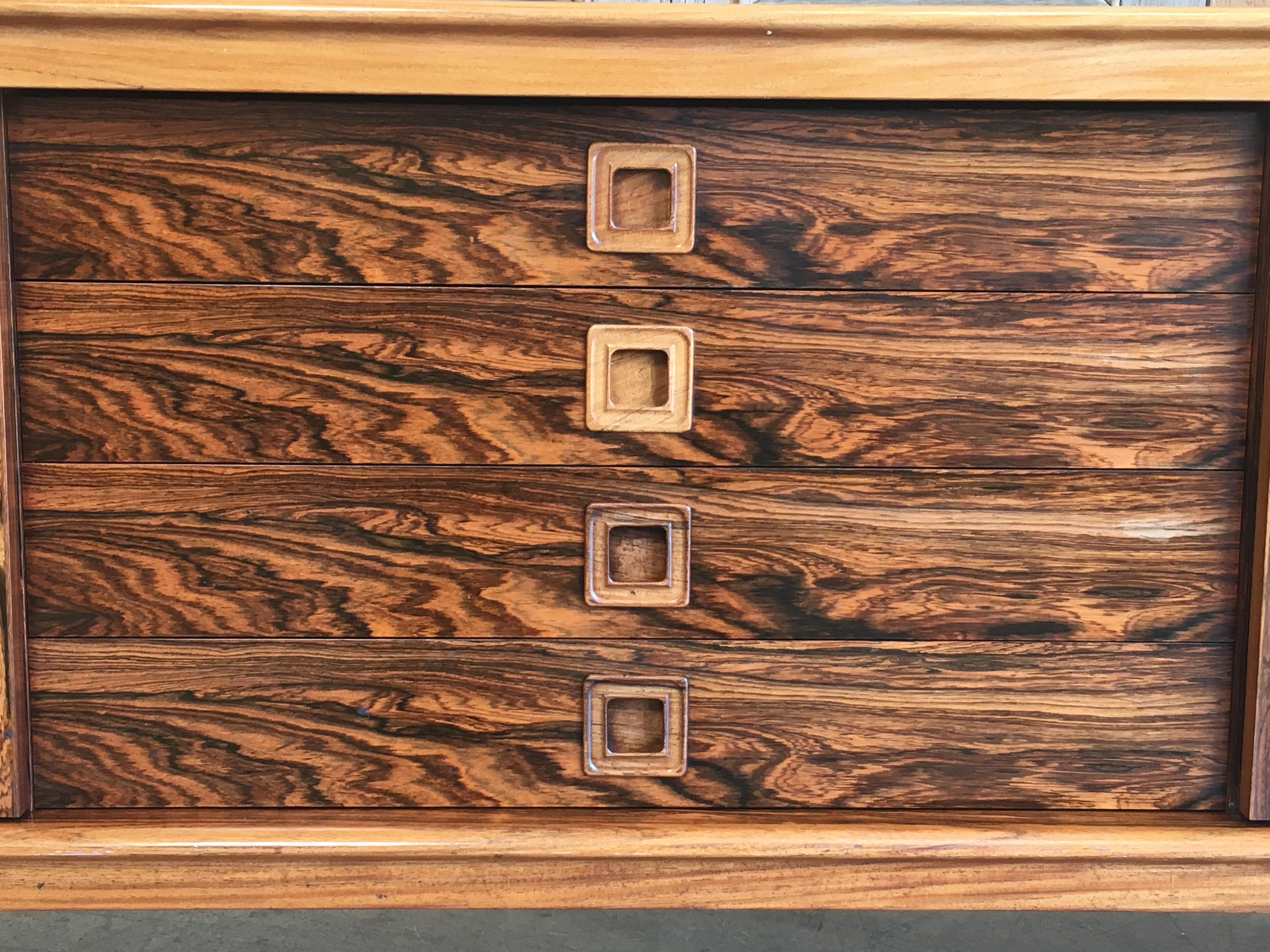 Rosewood Credenza by Henry Walter Klein for Bramin In Good Condition In Denton, TX