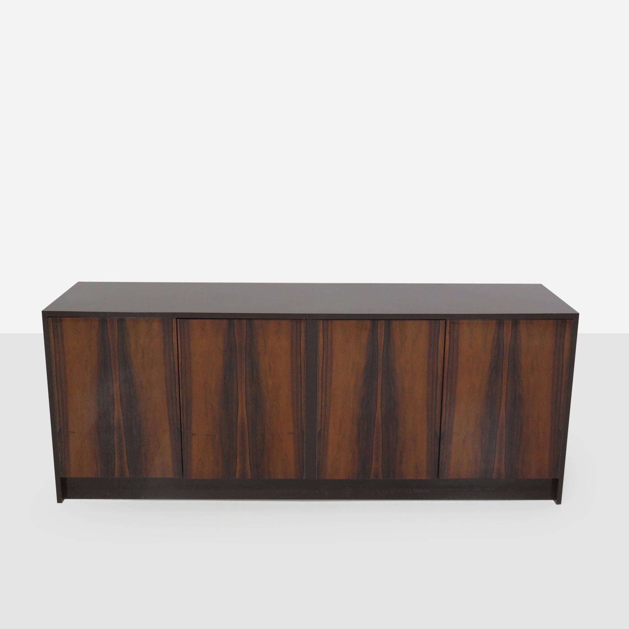 Modern Rosewood Credenza by Maurice Villency For Sale