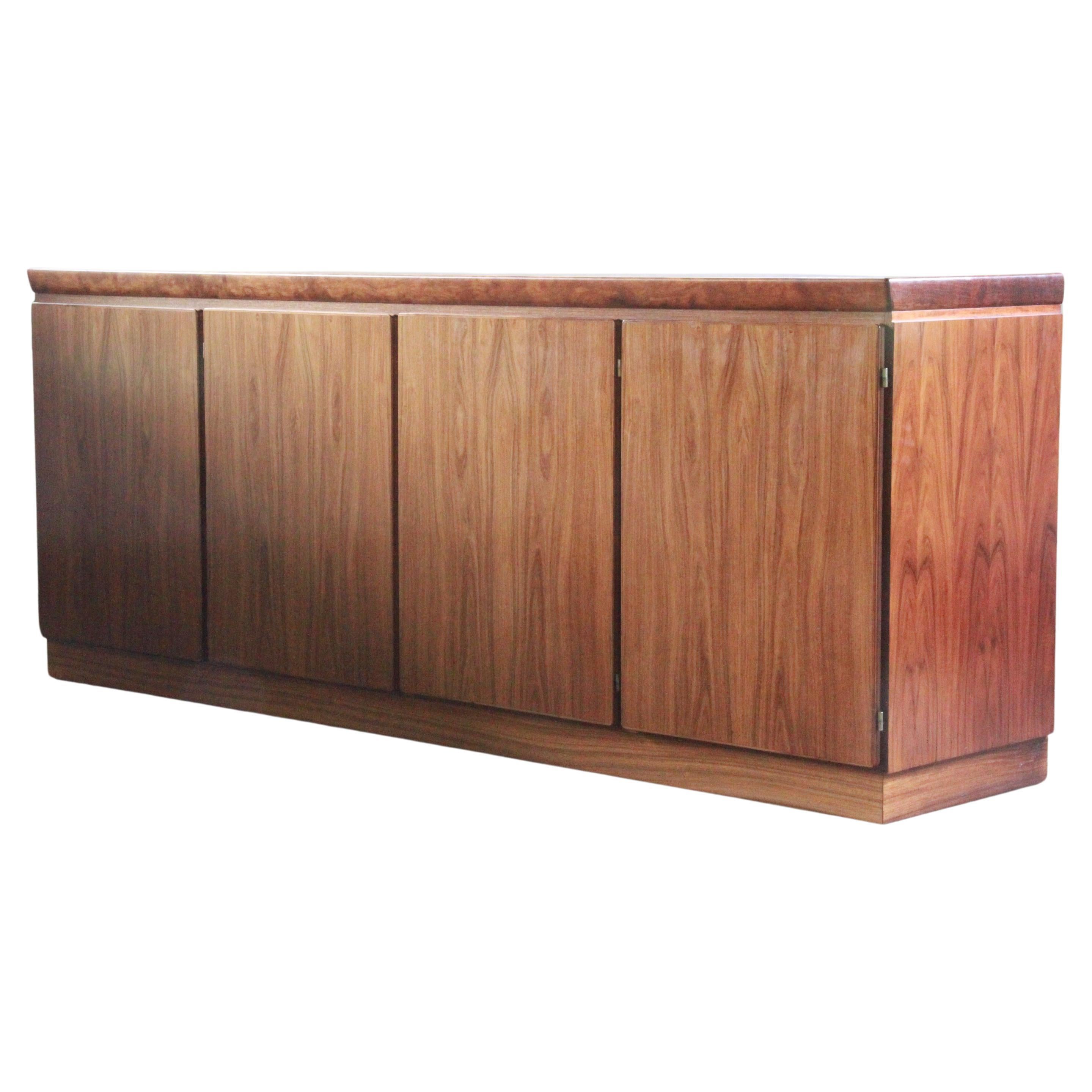 Rosewood credenza sideboard, Danish 1970s from Skovby