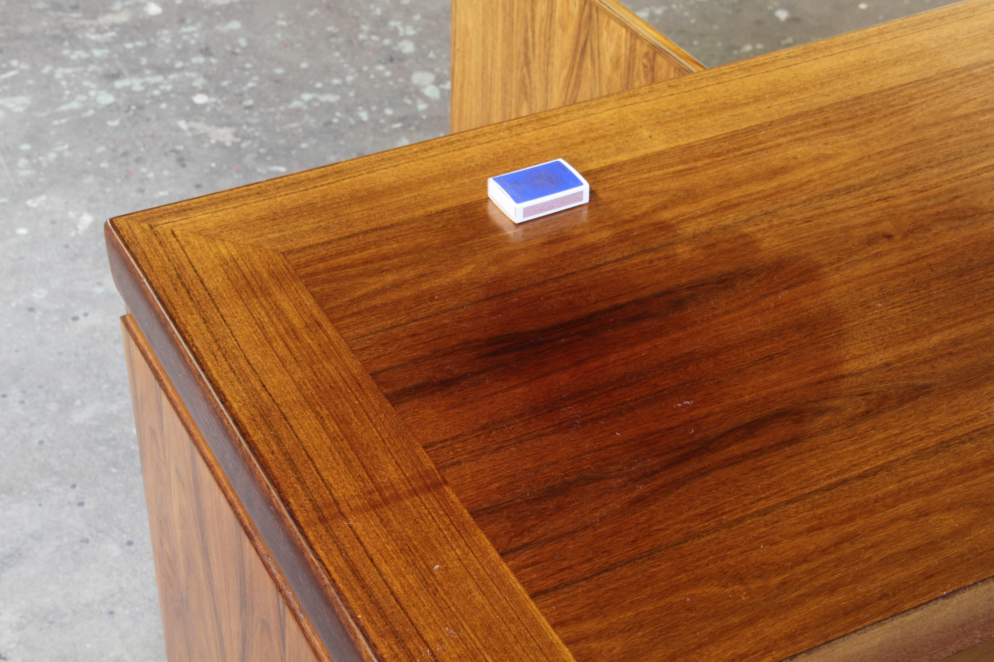 Rosewood credenza sideboard, Danish 1970s from Skovby, mid-century cabinet For Sale 11