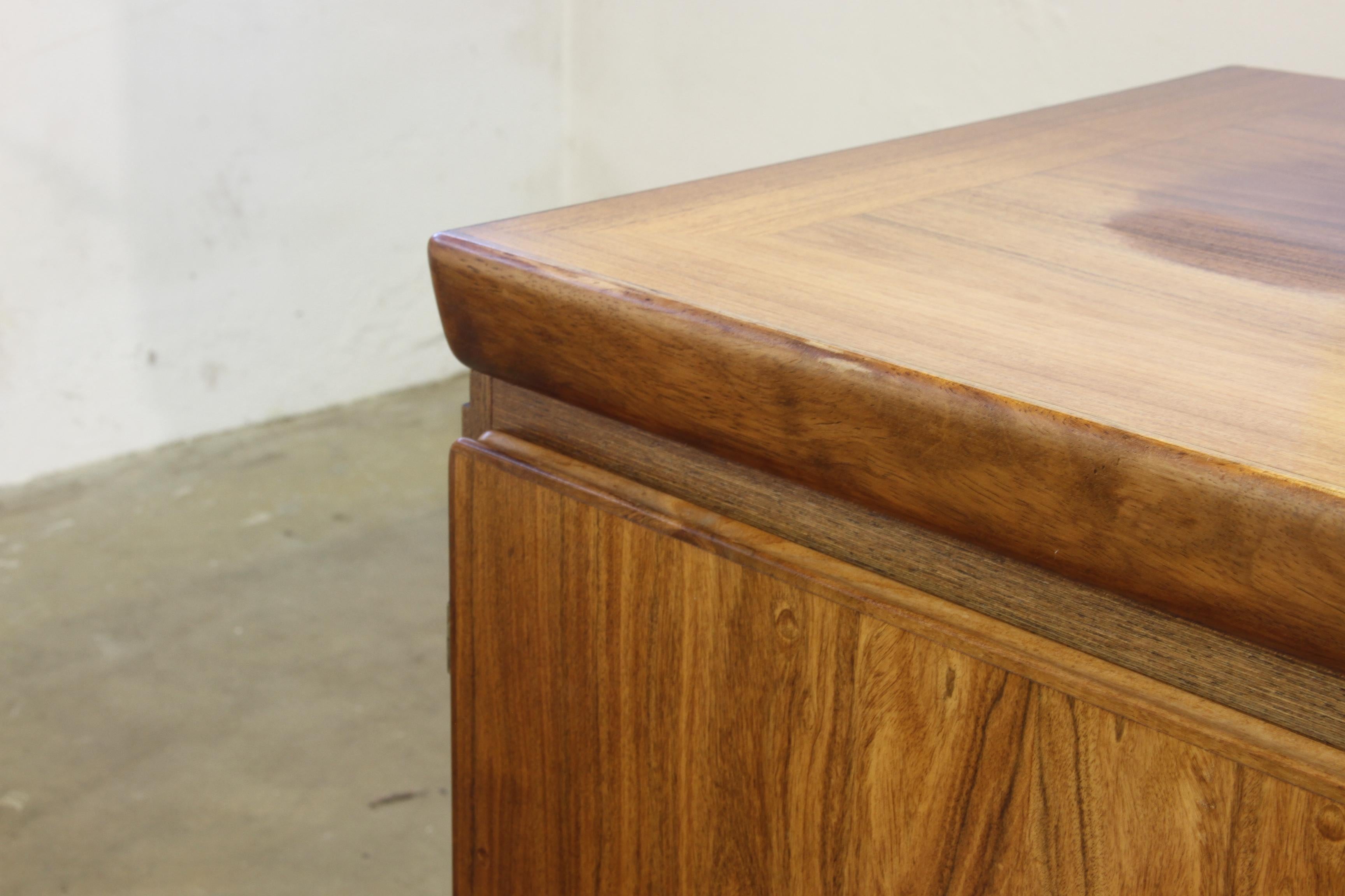 Late 20th Century Rosewood credenza sideboard, Danish 1970s from Skovby, mid-century cabinet For Sale