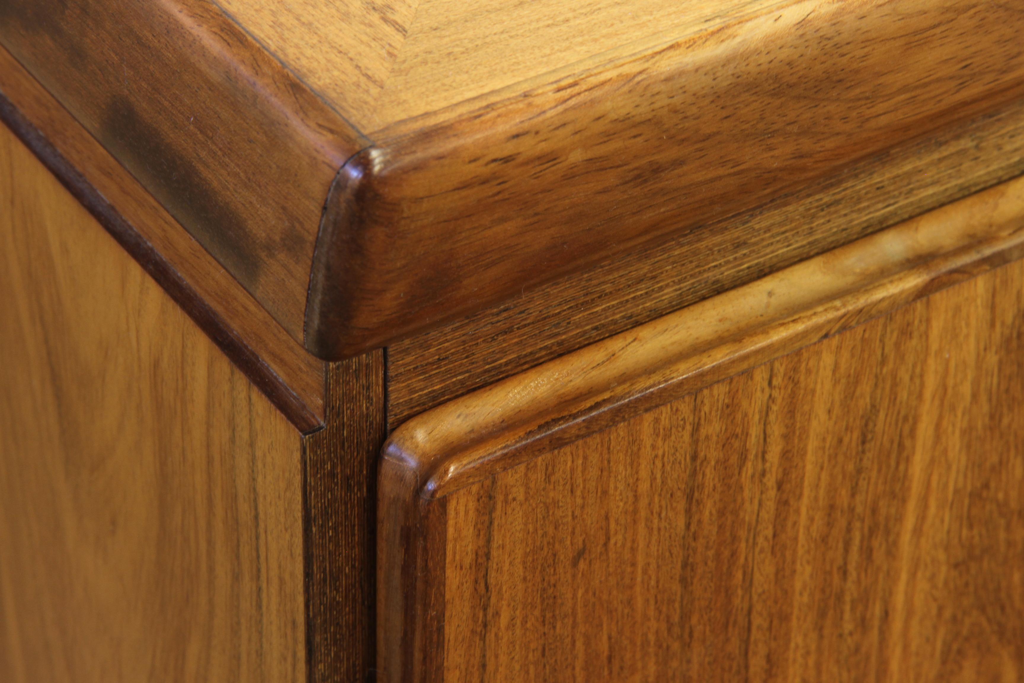 Rosewood credenza sideboard, Danish 1970s from Skovby, mid-century cabinet For Sale 3