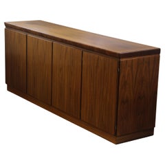 Rosewood credenza sideboard, Danish 1970s from Skovby, mid-century cabinet