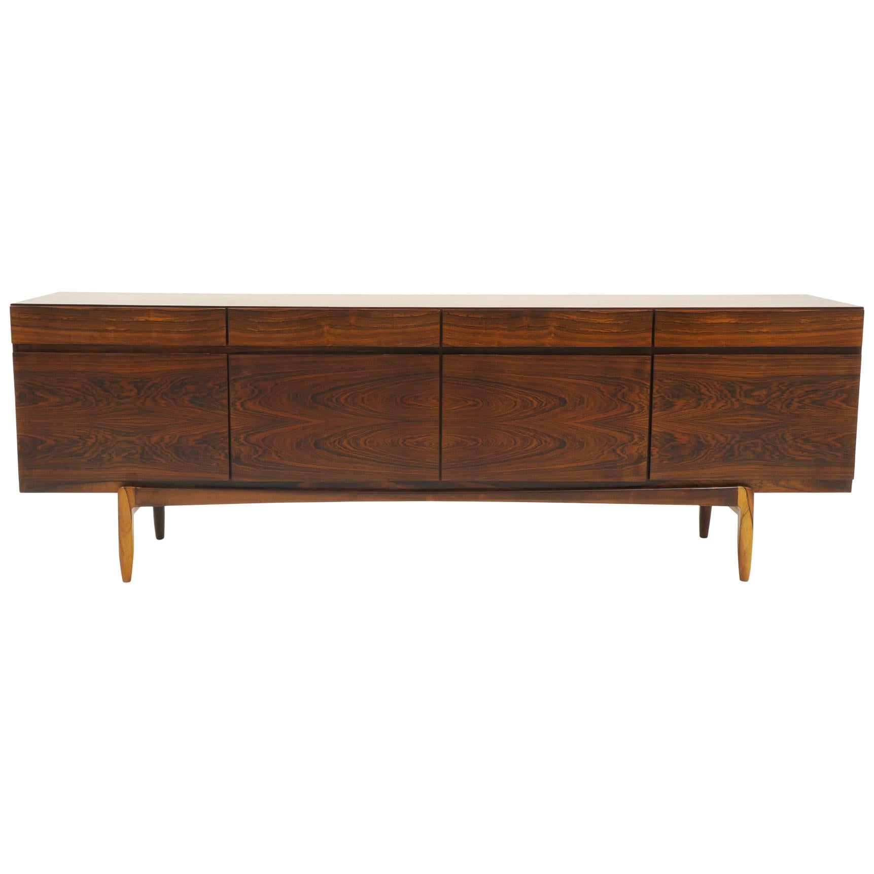 Rosewood Credenza or Sideboard Model FA66 by Ib Kofod-Larsen