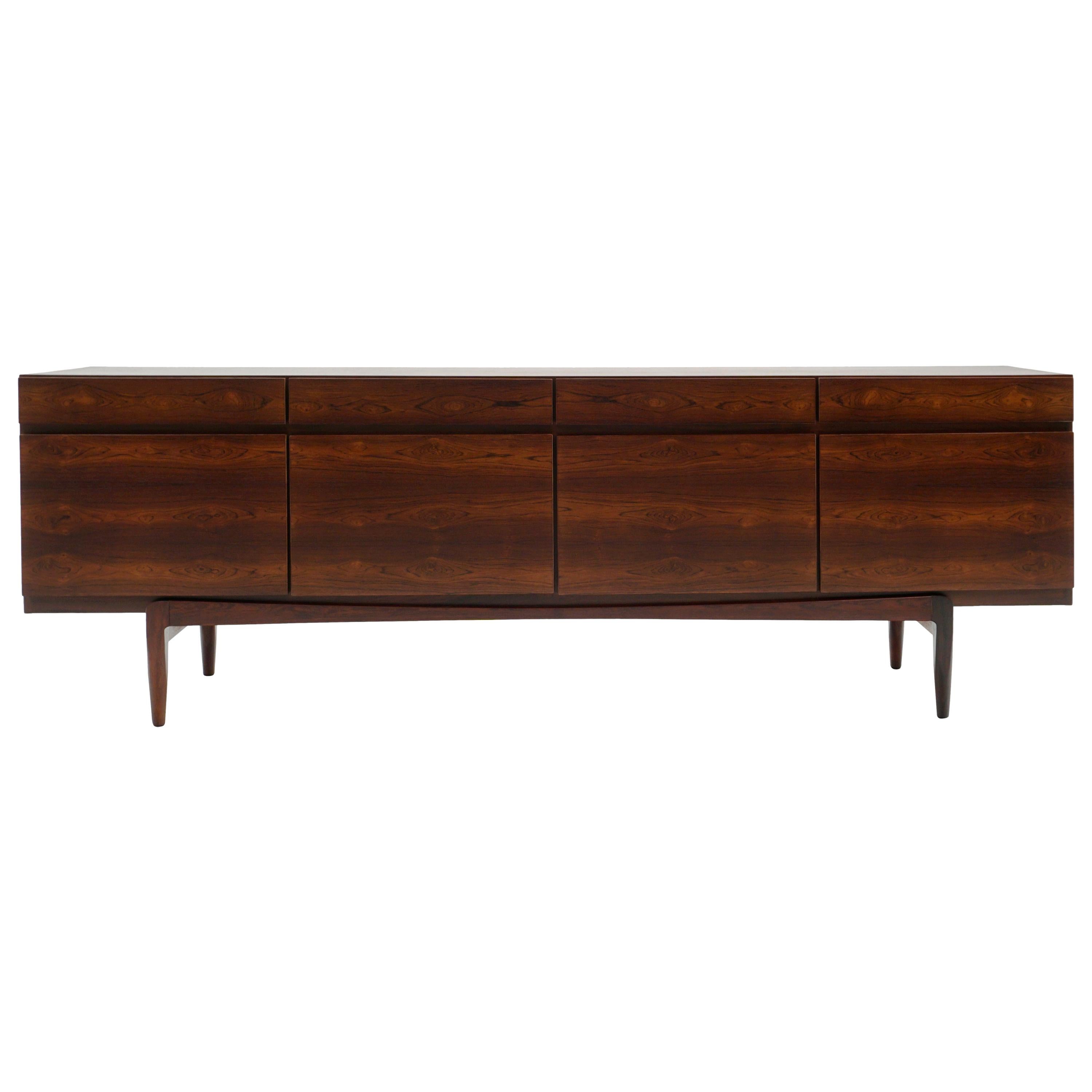 Rosewood Credenza/Sideboard Model FA66 by Ib Kofod-Larsen, Excellent Condition