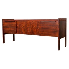 Rosewood Credenza with File Drawers