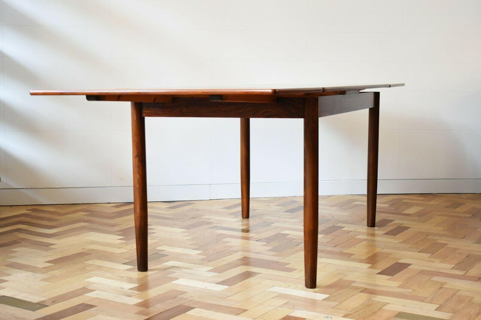 20th Century Rosewood Danish, Extendable Dining Table, 1960's For Sale