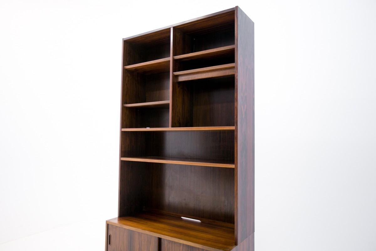 Rosewood Danish Bookcase In Good Condition In Chorzów, PL