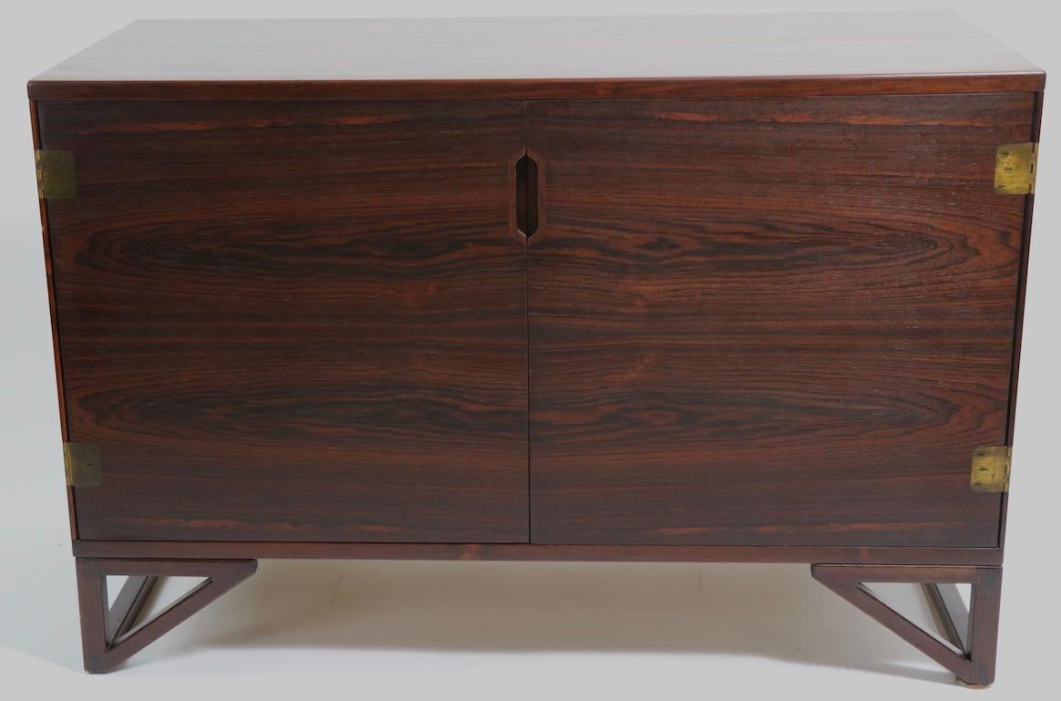 Rosewood Danish Cabinet Svend Langkilde by Lankilde Mobler for Illums Bolighus For Sale 4