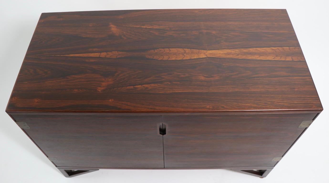 Rosewood Danish Cabinet Svend Langkilde by Lankilde Mobler for Illums Bolighus For Sale 9