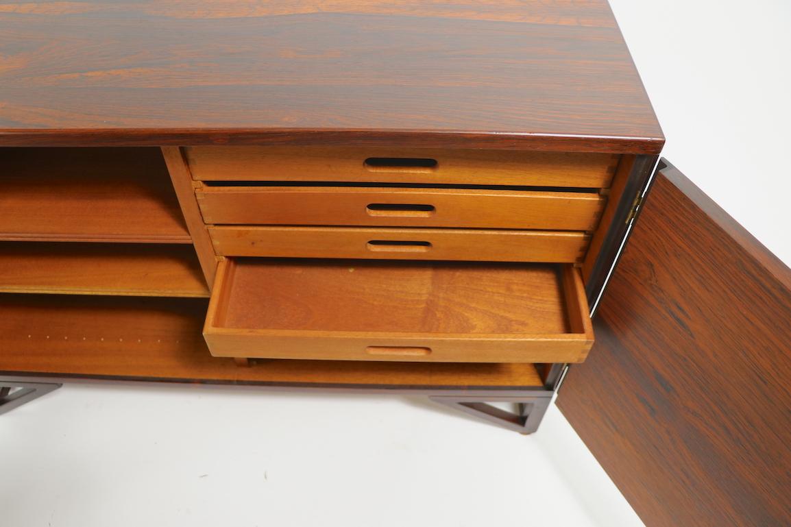 Rosewood Danish Cabinet Svend Langkilde by Lankilde Mobler for Illums Bolighus For Sale 1