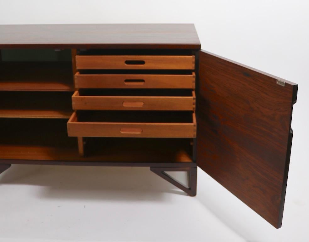 Rosewood Danish Cabinet Svend Langkilde by Lankilde Mobler for Illums Bolighus For Sale 2