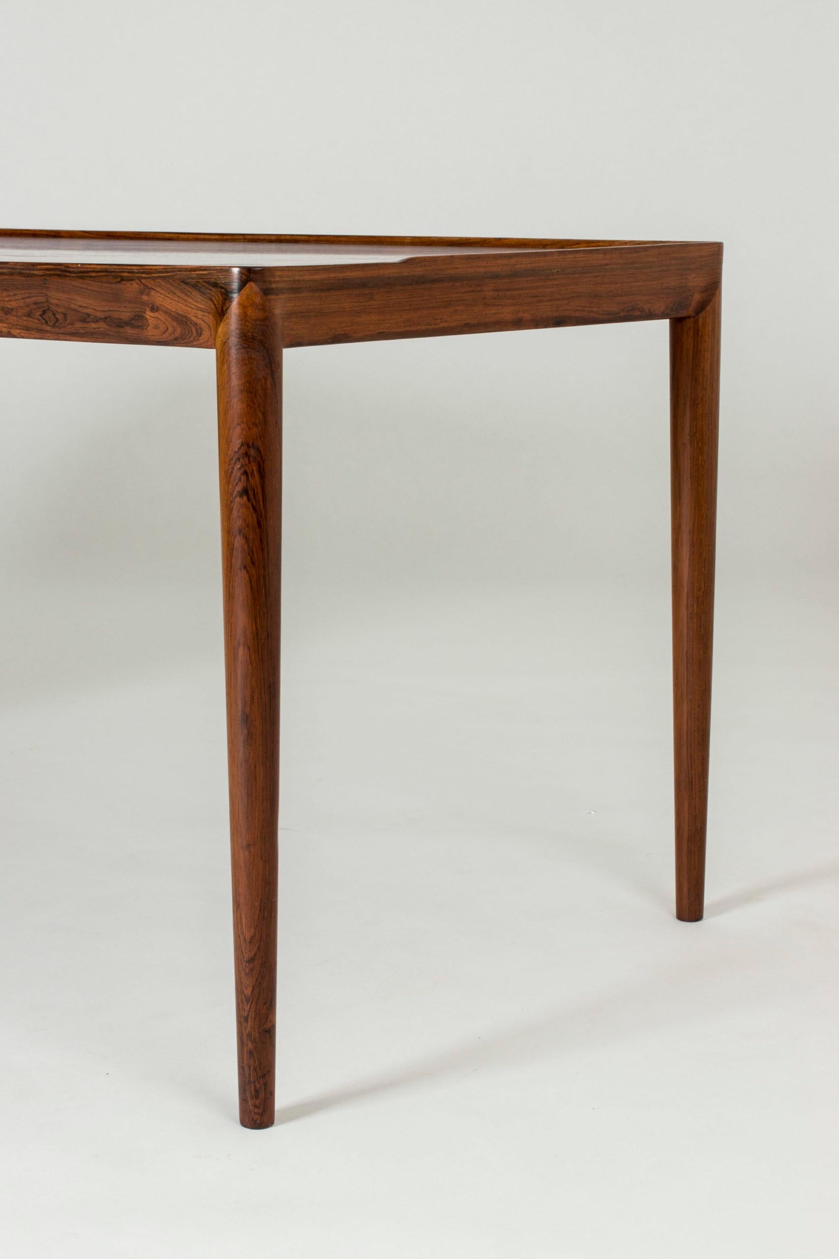 Rosewood Danish Desk by Erik Riisager Hansen for Haslev Møbelfabrik, 1950s 3