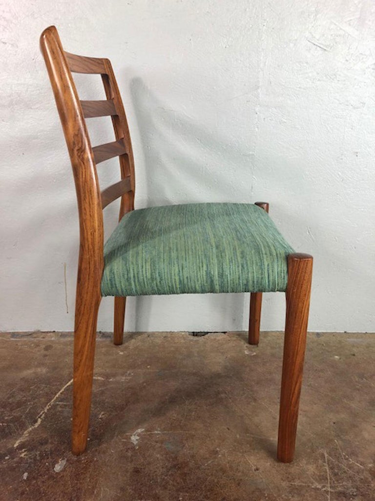 Rosewood Danish Dining Chair For Sale at 1stDibs