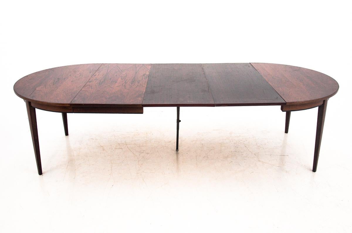 Rosewood Danish Dining Table by Omann Jun 5
