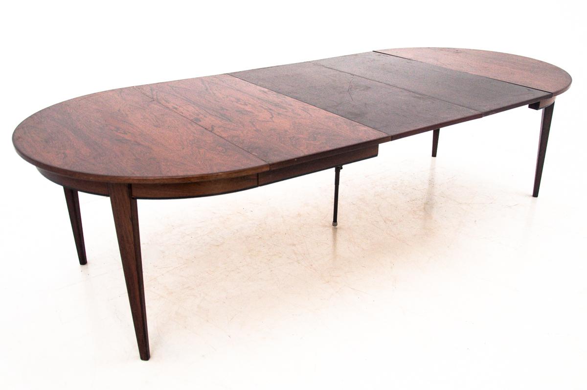 Rosewood Danish Dining Table by Omann Jun 6