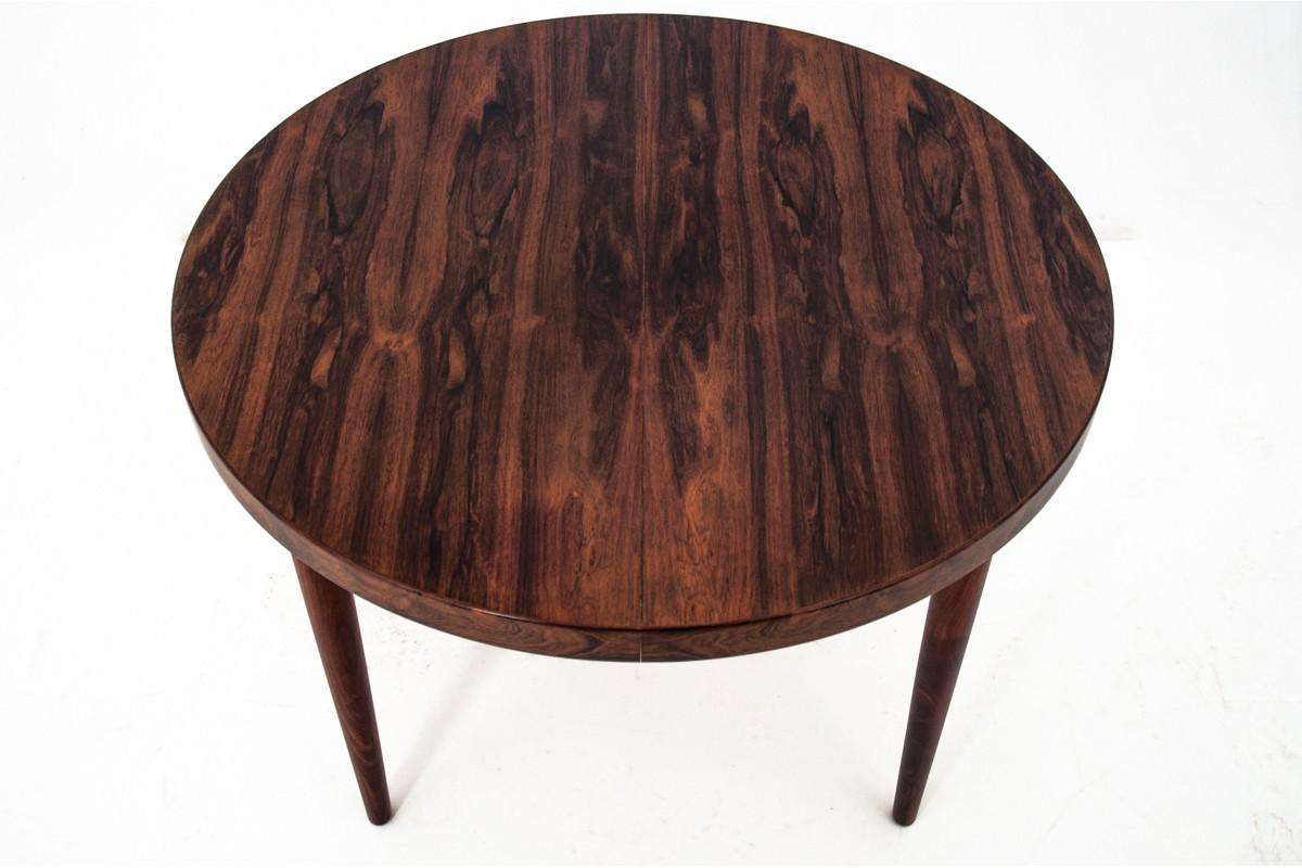Rosewood Danish Dining Table In Good Condition In Chorzów, PL