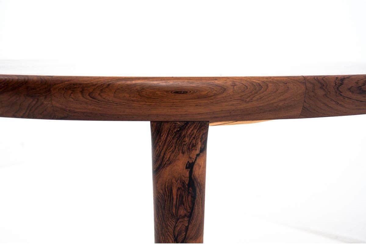 Rosewood Danish Dining Table from Spottrup In Good Condition In Chorzów, PL