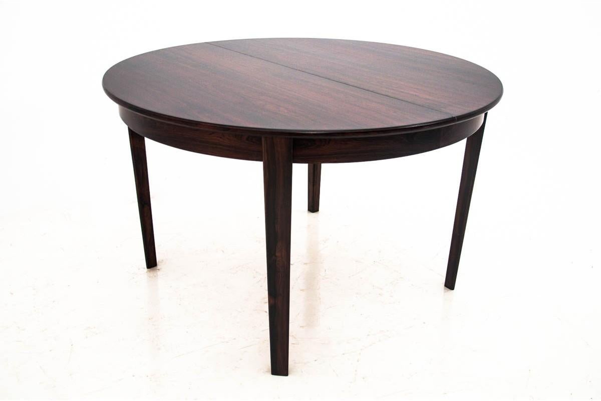 Rosewood Danish Dining Table Restored 1