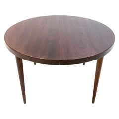Rosewood Danish Folding Dining Table from 1960s