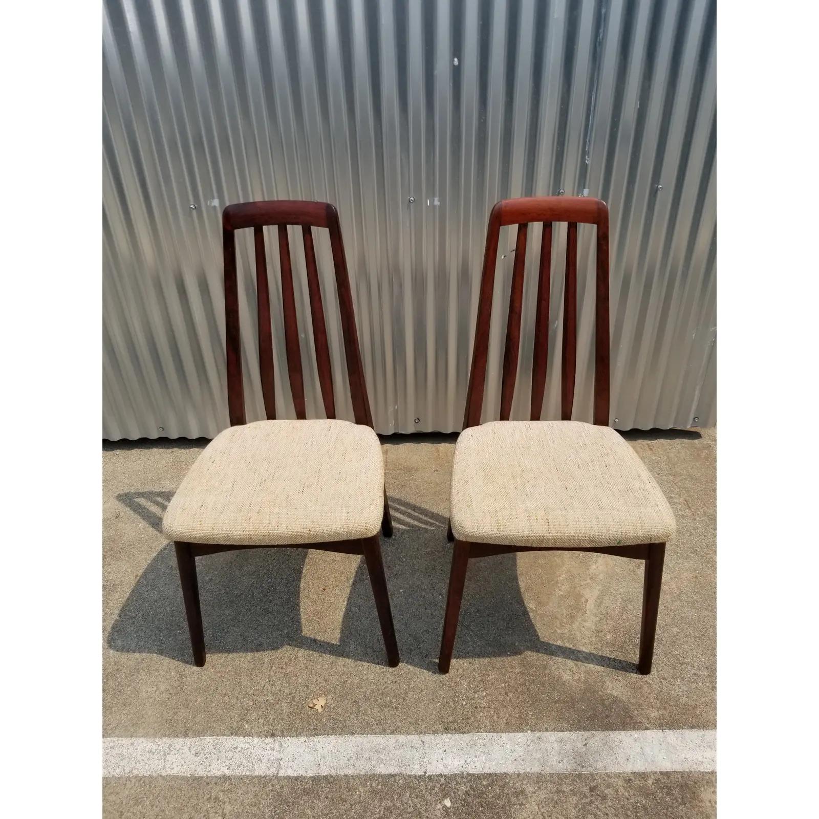 Rosewood Danish Modern Dining Chairs by Svegards, a Pair 1
