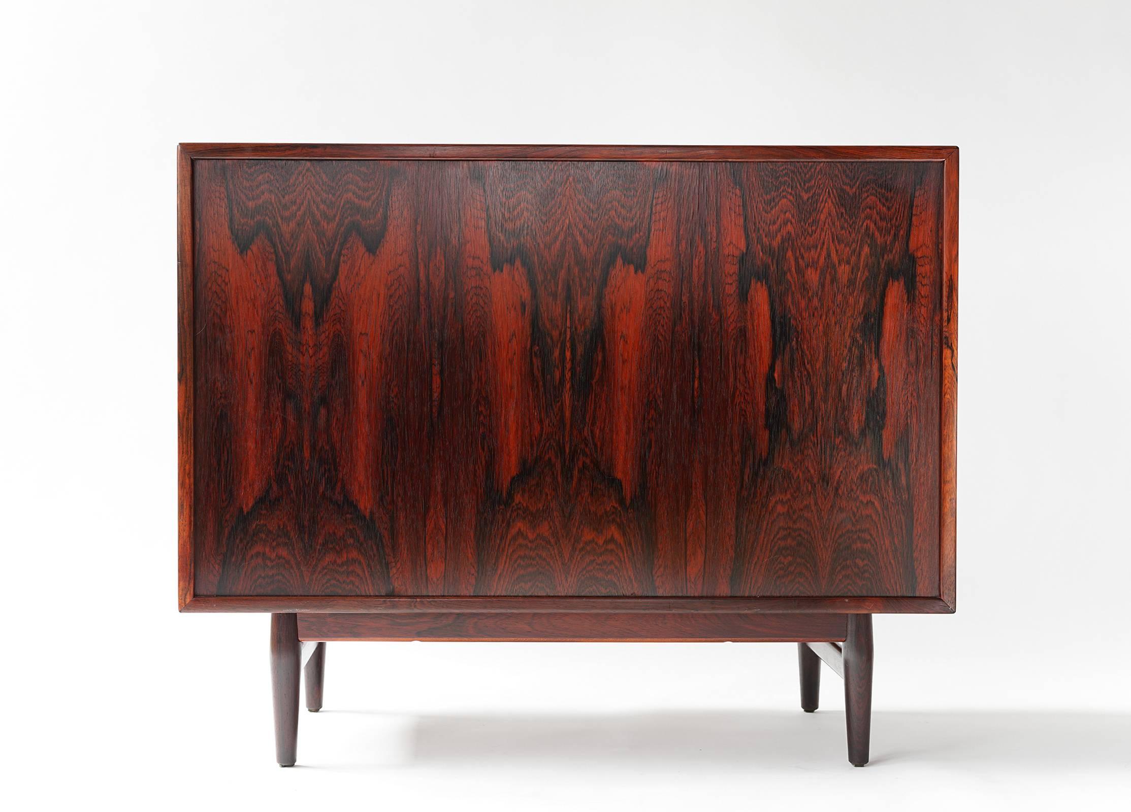 Rosewood Danish Modern Dresser by Arne Vodder 9