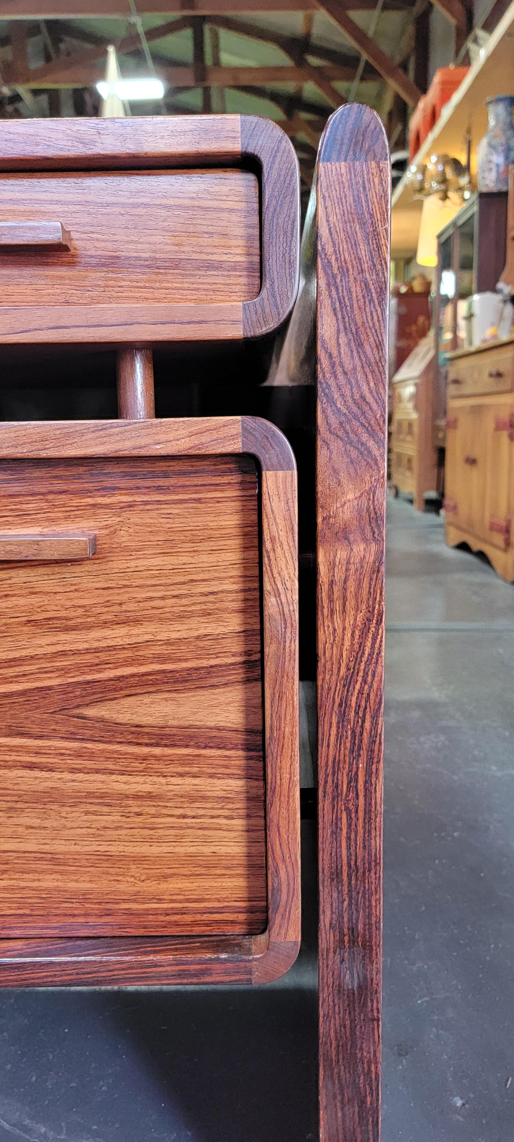 Rosewood Danish Modern Executive Desk by Drylund 8