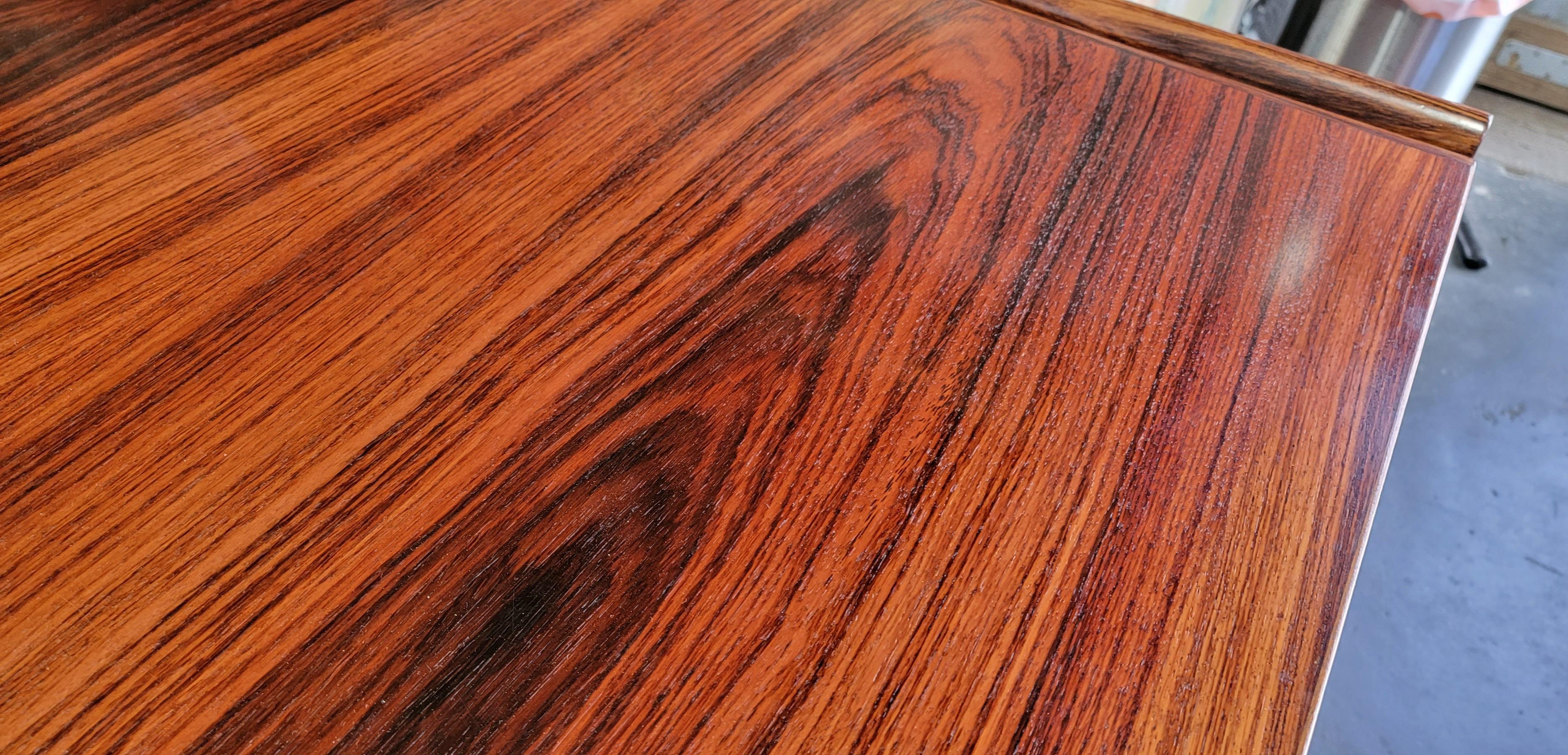 Rosewood Danish Modern Executive Desk by Drylund 2